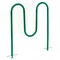 Global Industrial Wave Bike Rack, Green, Below Ground Mount, 5-Bike Capacity 652777GGN - alternate 1
